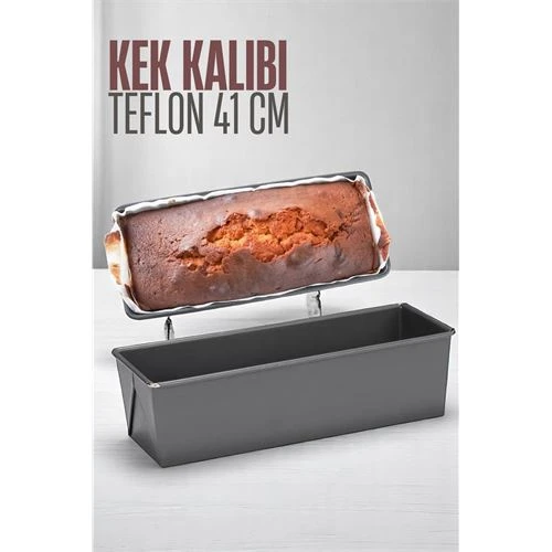 ModaCar Teflon Kek Pişirme Kalıbı Baton Kek Kalıbı 41 CM