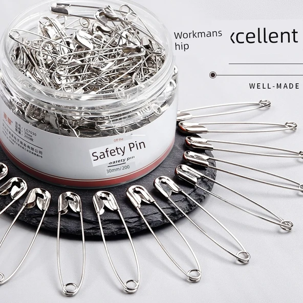 Metal Çengelli İğne - [Tavsiye Edilen] Karışık Paket (26+36+56mm) - 2 Varil - Toplam 360 Adet - 2