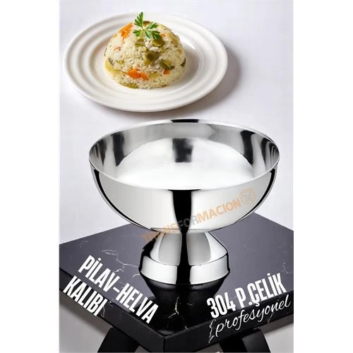 ModaCar Pilav Kalıbı - Helva Kalıbı 304 Paslanmaz Çelik Profesyonel ürün görseli 1