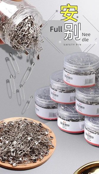 Metal Çengelli İğne - 56mm - 2 Varil - Toplam 160 Adet - 6