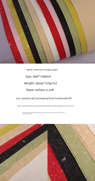 Dongba Kağıdı Beyaz 1 Yaprak (800x1100mm) - 7