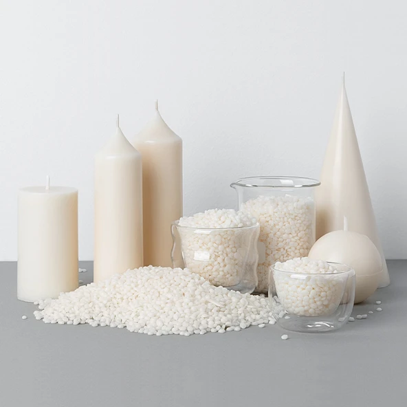 DIY Aromaterapi Mum Yapımı - Özel Kap Mumları için Soya Waxı 500g - 4