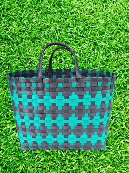 Plastik Örme Pazar Çantası BATTAL BOY - Resim 5