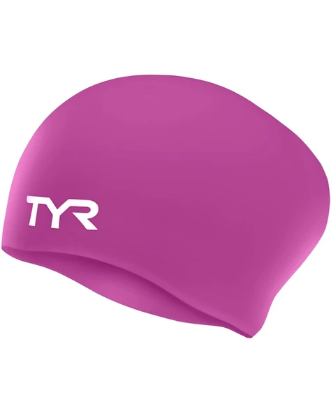 TYR Kırışıklık Önleyici Çocuk Uzun Saç Bonesi (Pembe)
