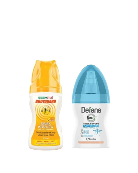 Esemmat Sinek Kovucu Vücut Losyon 100 ml + Eczacıbaşı Defans Sinek Kovucu Vücut Losyonu 100 ml 2'Li Set