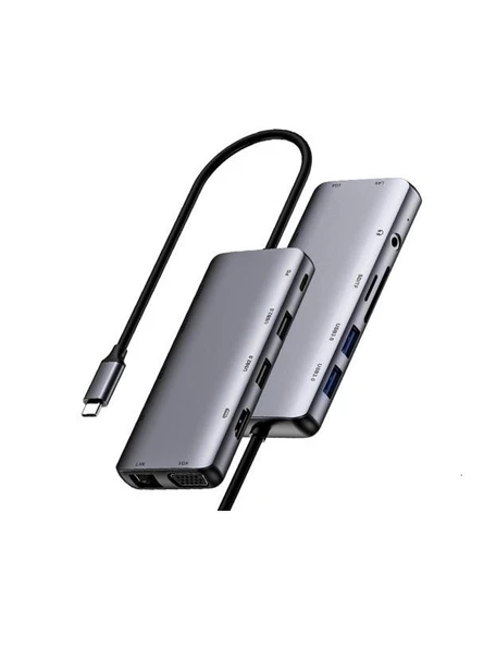 Netac WF15 11-in-1 Type-C Multi Media Docking Station NT08WF15-30GR - 8