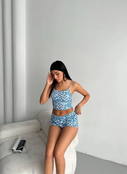 Şort pijama takımı - 3