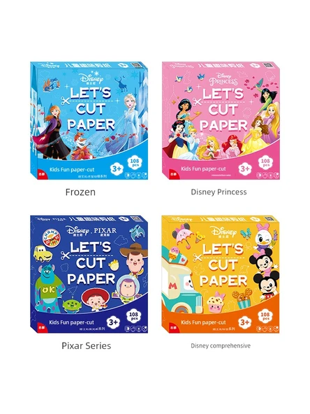 Disney Mickey + Pixar Kağıt Kesme Hediye Kutusu - 2'li Set - Makaslı - 5