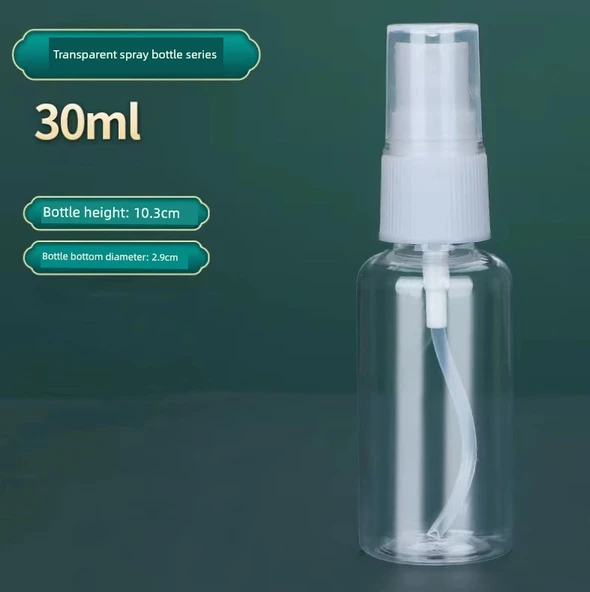 DIY Yaprak Mürekkep Püskürtmeli Yelpaze Seti - 30ml Sprey Şişesi 10 Adet