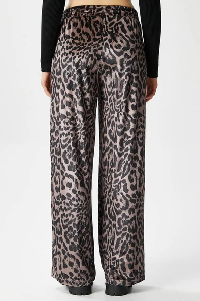 Leopar desen pantolon - 3