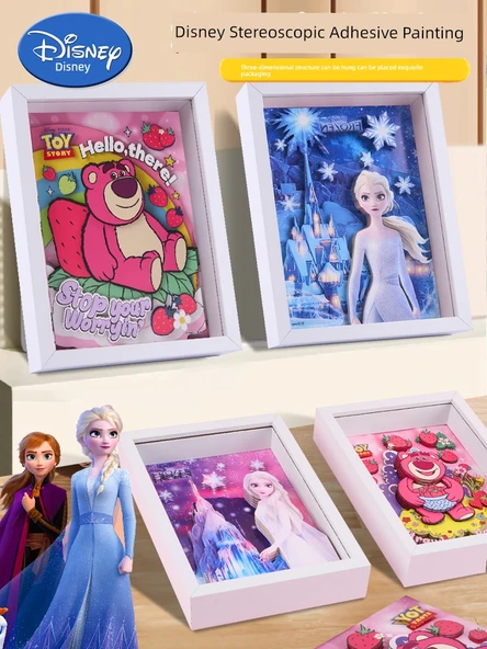 3D Boyama Seti - Orta Boy Frozen Temalı - 2