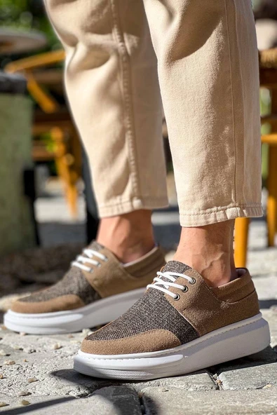 KB-042 Kuback Bağcıklı Taba Günlük Erkek Ayakkabı - Resim 5