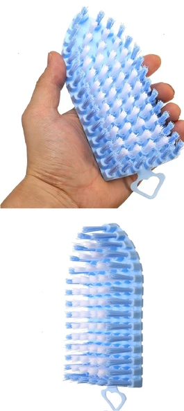 Bükülebilir  Esnek Kenar Köşe Lavabo Temizleme Fırçası Banyo Mutfak Fırçası (368368) - Resim 4