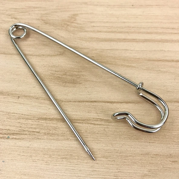 Büyük Boy Sabitleme Broş İğnesi - 60mm Güçlü İğne/5 Adet - 2