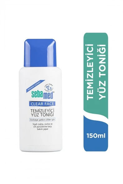 Sebamed Clear Face Akne Eğilimli Cilt - Gözenek Sıkılaştırıcı Siyah Nokta Karşıtı Temizleyici Tonik 150ml