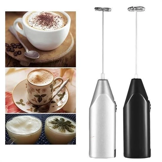 Derin Stok® El Çırpıcısı Pilli Mini Portatif Mutfak Mikseri Köpürtme Aleti - 4