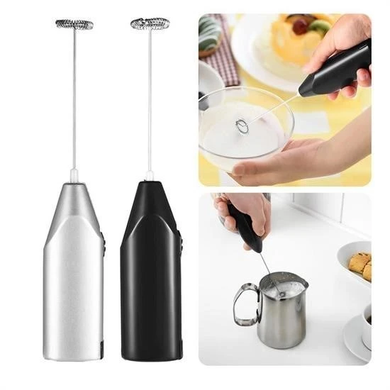 Derin Stok® El Çırpıcısı Pilli Mini Portatif Mutfak Mikseri Köpürtme Aleti - 8