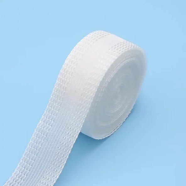 Kendinden Yapışkanlı Pantolon Paça Bandı - Güçlendirilmiş Beyaz 3 m