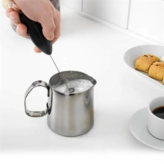 Derin Stok® El Çırpıcısı Pilli Mini Portatif Mutfak Mikseri Köpürtme Aleti