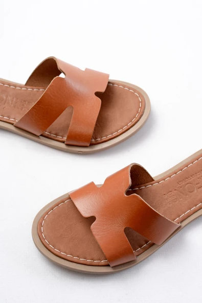 Nut Ortopedik Hakiki Deri Kadın Terlik - kopya - Resim 4