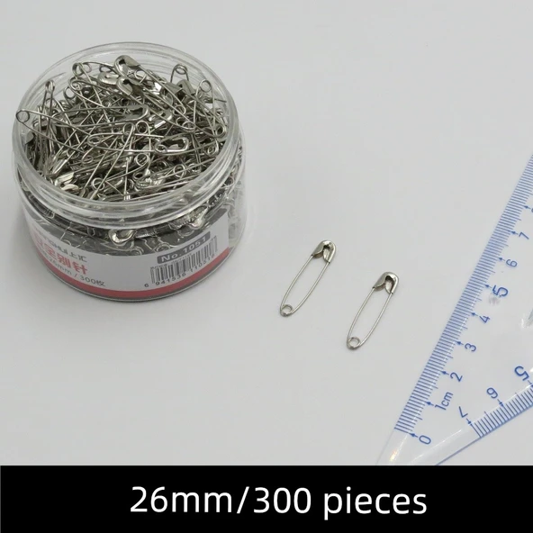 Metal Çengelli İğne - 26mm - 300 Adet
