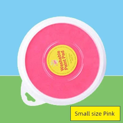 EVA Sünger Boyama Damga Seti - Pembe Mürekkep Pedli