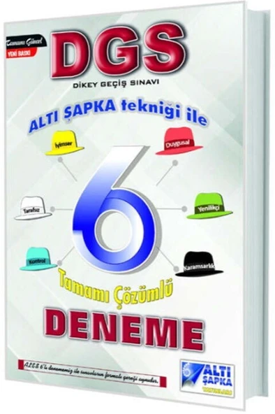 DGS 6 Deneme Altı Şapka Yayınları