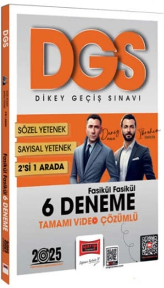 2025 DGS Sayısal Sözel 2 si Bir Arada Fasikül Fasikül 6 Deneme Yargı Yayınları