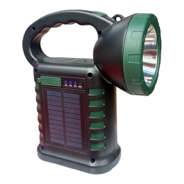 Wıson Ws-4343 Çok Fonksiyonlu Solar Şarjlı Powerbanklı Kamp Lambası - 2