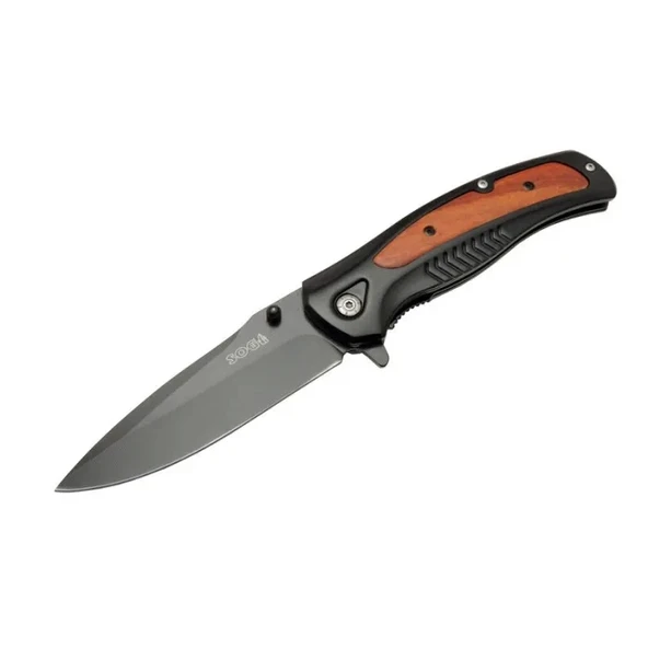 Da315 Bk 22 Cm Kamp / Outdoor Çakı  - Yarı Otomatik, Kemerlikli, Kutulu