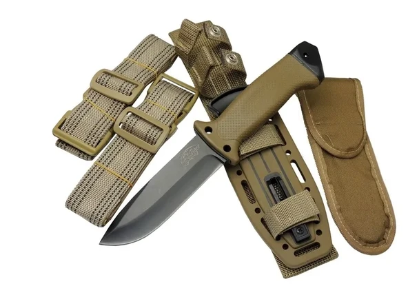Tiger Tactical Htm 3321 B Kahverengi Outdoor / Survival Bıçak 27cm - Kauçuk Sap, Kılıflı, Kutulu