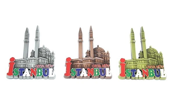 Metal İstanbul Temalı  Yöresel Magnet 2alk80 ürün görseli