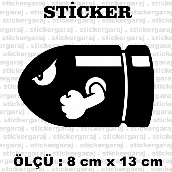 mermi hızlı Paket içeriği : 2 adet sticker