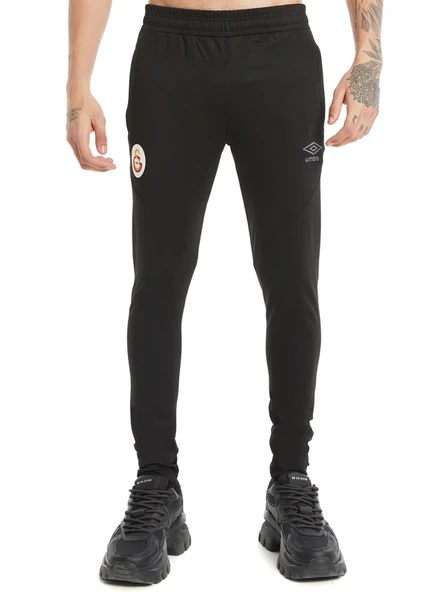 Galatasaray Orijinal Lisanslı Dar Paça Siyah Eşofman Altı TD-0092 - 2