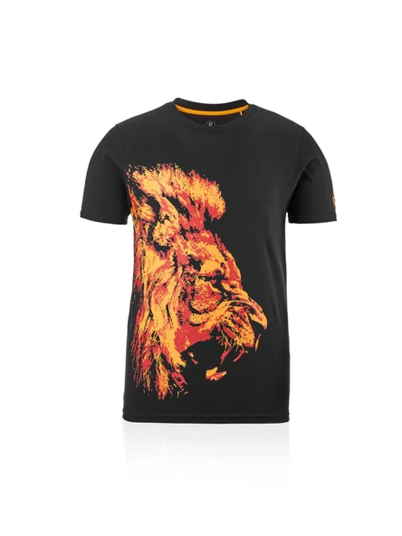 Galatasaray Orijinal Lisanslı Aslan Baskılı T-Shirt ürün görseli 1