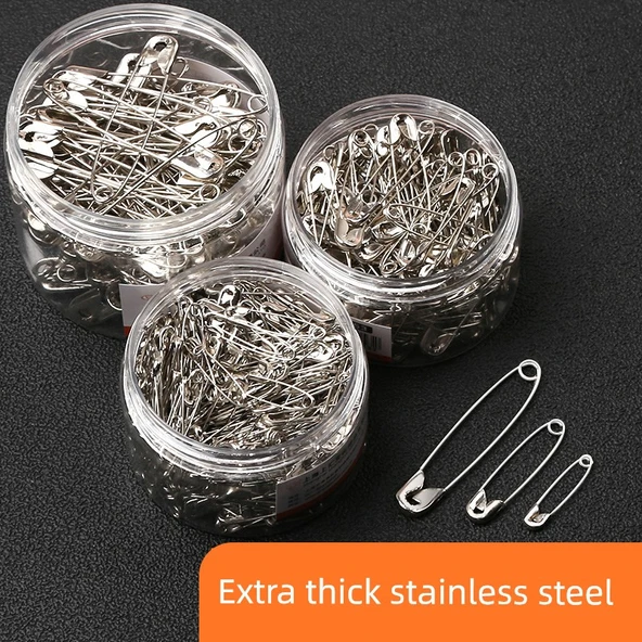 Büyük Boy Metal Çengelli İğne - 56mm - 80 Adet - Ekstra Kalın Model - 2