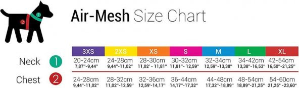 Tailpetz Air Mesh Harness Göğüs Tasması Mavi Large - 2