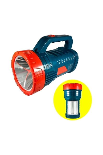 Silver Projektör 15w Led Şarjlı El Feneri Ve X2 Tüp 26smd Led Çift Yönlü - 2