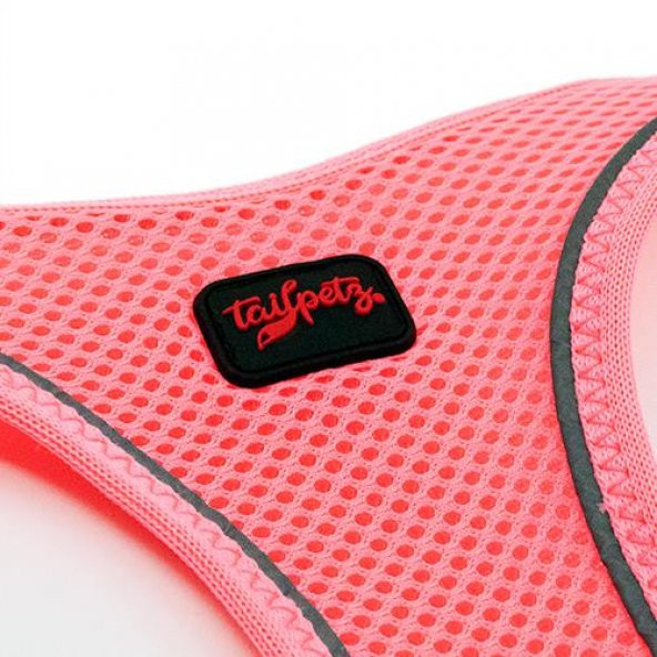Tailpetz Air Mesh Harness Göğüs Tasması Neon Pembe Medium - 5