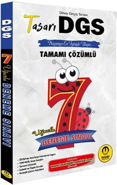 DGS 7 Uğurlu Çözümlü Deneme Tasarı Yayınları