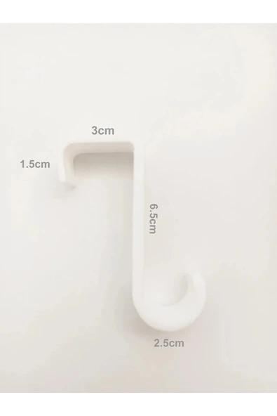 7 Adet Çekmece Dolap Kapağı Mutfak Banyo Askısı Plastik Çok Amaçlı Askı Seti - 4