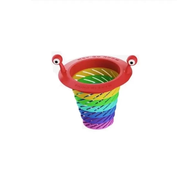 Mutfak - Banyo  Lavabo Filtresi Süzgeci Gökkuşağı Kademeli Drenaj Deliği Atık Filtresi - 3