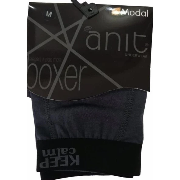 Anıt 1266 Modal Erkek Boxer Siyah Beden XL