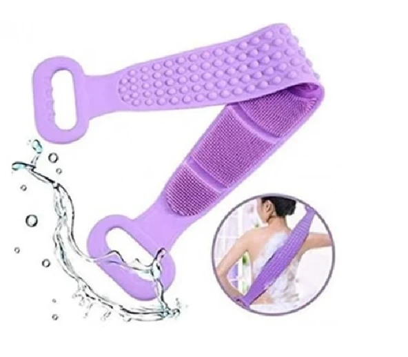 70 Cm Çift Taraflı Sırt Kesesi -silikon Duş Kesesi - Peeling Banyo Kesesi - 5