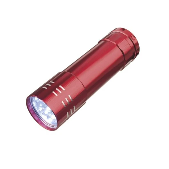 Süper Parlak 9 Ledli Metal Mini El Feneri - 3