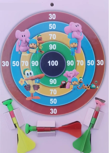 Mini Dart Seti - Vantuzlu Çocuk Dartı - Ofis Dartı