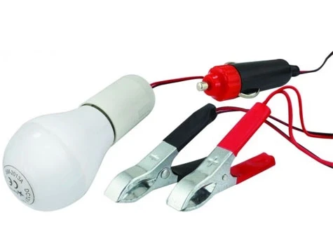 12 Volt  Çok Amaçlı Oto Seyyar Lamba Fişli Ve Kıskaçlı