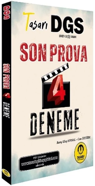 DGS Son Prova 4 Deneme PDF Çözümlü Tasarı Yayınları