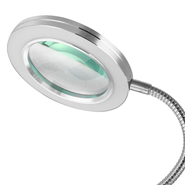 8x Büyütmeli Mandallı, Usb Girişli Masa Lambalı, Okuma Ve Güzellik Salon İçin Büyüteç 2088a - 3