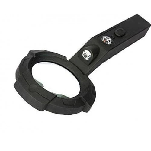 7 Led Aydınlatma,fener,pusula,4x Büyütme Okuma Büyüteç  Th600557 - Resim 4